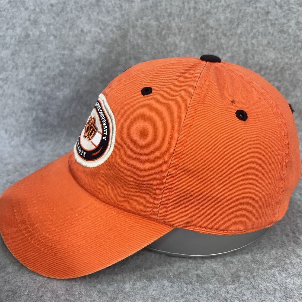 Vintage Y2K Oklahoma State Cowboys OSU Strapback Hat Orange Cap - Picture 5 of 11
